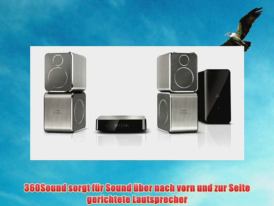 Philips CSS9211/12 2.1 Heimkinosystem (400 Watt 360Sound Music iLink)