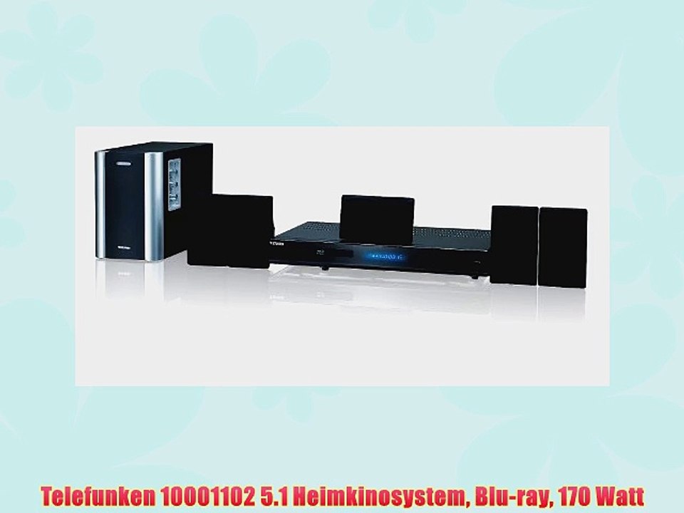 Telefunken 10001102 5.1 Heimkinosystem Blu-ray 170 Watt