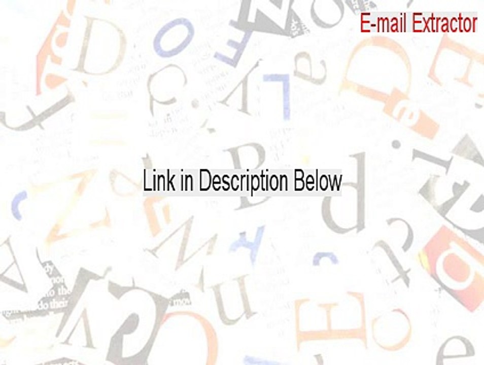 E-mail Extractor Free Download - Legit Download 2015