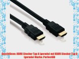 HDMI Kabel Stecker A -Stecker A (schwarz) von PerfectHD - 20 Meter - 7 St?ck