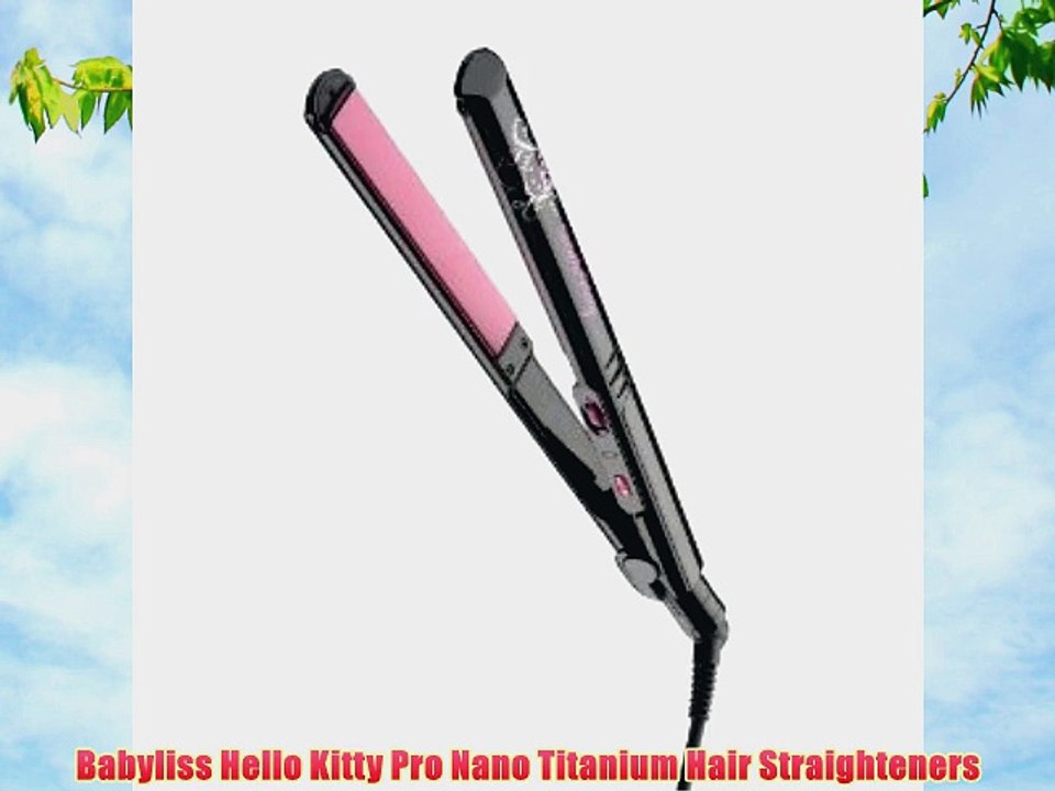 Babyliss Hello Kitty Pro Nano Titanium Hair Straighteners