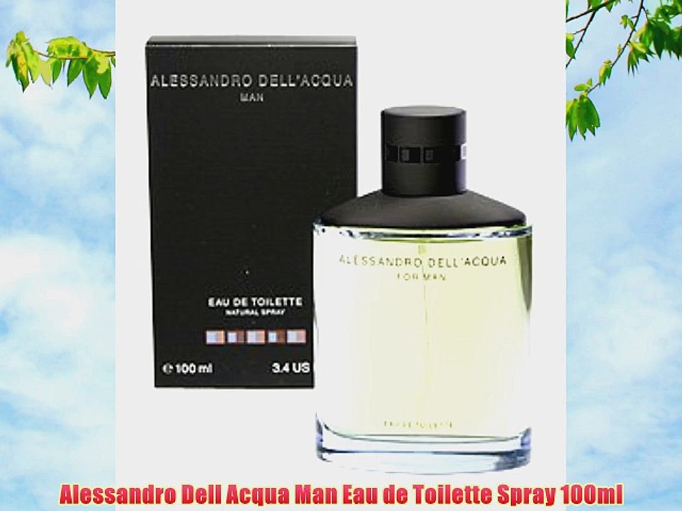 Alessandro Dell Acqua Man Eau de Toilette Spray 100ml
