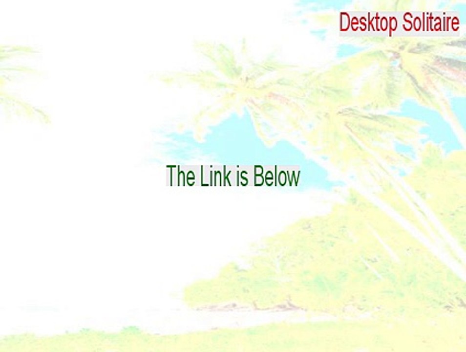 Desktop Solitaire Cracked (Download Now 2015)
