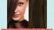 GOGODIVA Clip in Hair Extensions 100% Human Remy Hair 8 Light Brown colour 18 inches Length