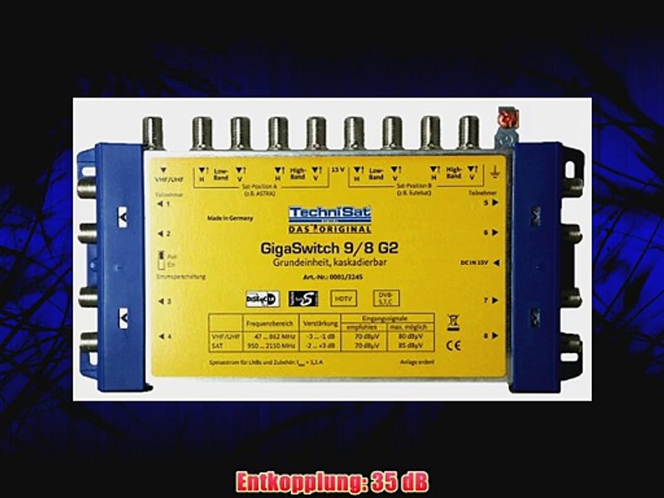 TechniSat GigaSwitch 9/8 G2 Multischalter