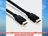 HDMI Kabel Stecker A -Stecker A (schwarz) von PerfectHD - 15 Meter - 5 St?ck
