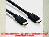 HDMI Kabel Stecker A -Stecker A (schwarz) von PerfectHD - 125 Meter - 8 St?ck