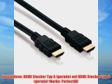HDMI Kabel Stecker A -Stecker A (schwarz) von PerfectHD - 15 Meter - 7 St?ck