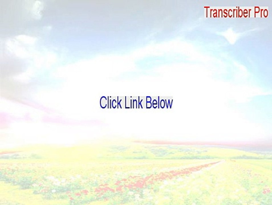 Transcriber Pro Serial - Download Here