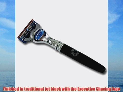 The Executive Shaving Company Fusion Razor with Black Aluminium Handle
