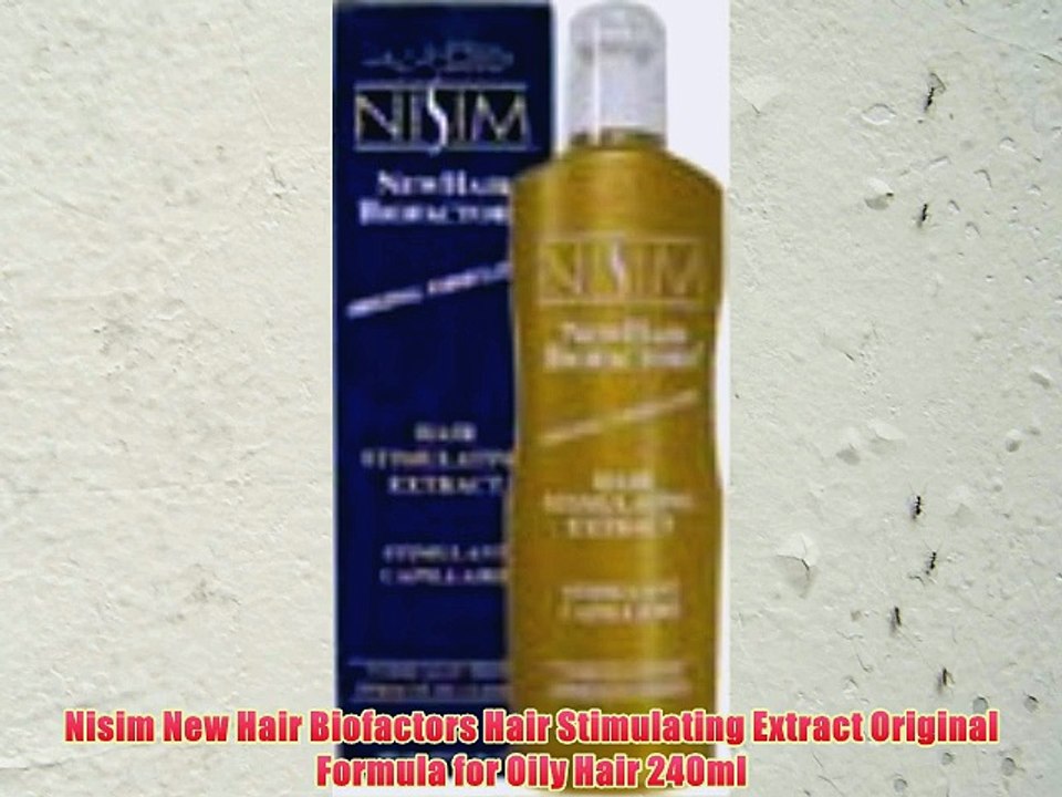 Nisim New Hair Biofactors Hair Stimulating Extract Original Formula for Oily Hair 240ml