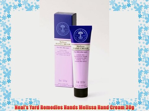 Neal's Yard Remedies Hands Melissa Hand Cream 30g
