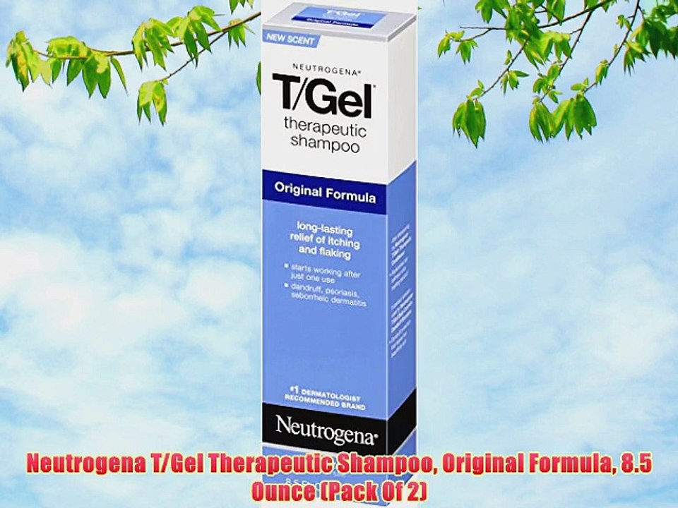 Neutrogena T/Gel Therapeutic Shampoo Original Formula 8.5 Ounce (Pack Of 2)