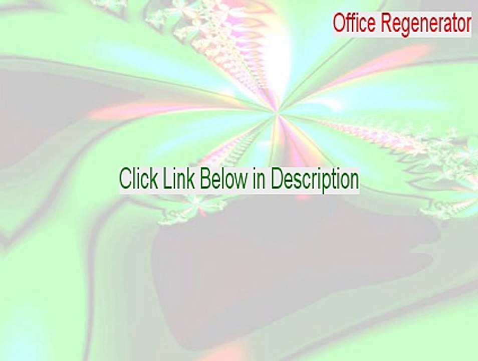 Office Regenerator Download [Instant Download]