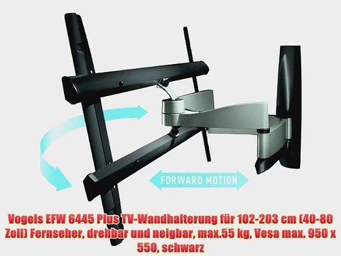 Vogels EFW 6445 Plus TV-Wandhalterung f?r 102-203 cm (40-80 Zoll) Fernseher drehbar und neigbar
