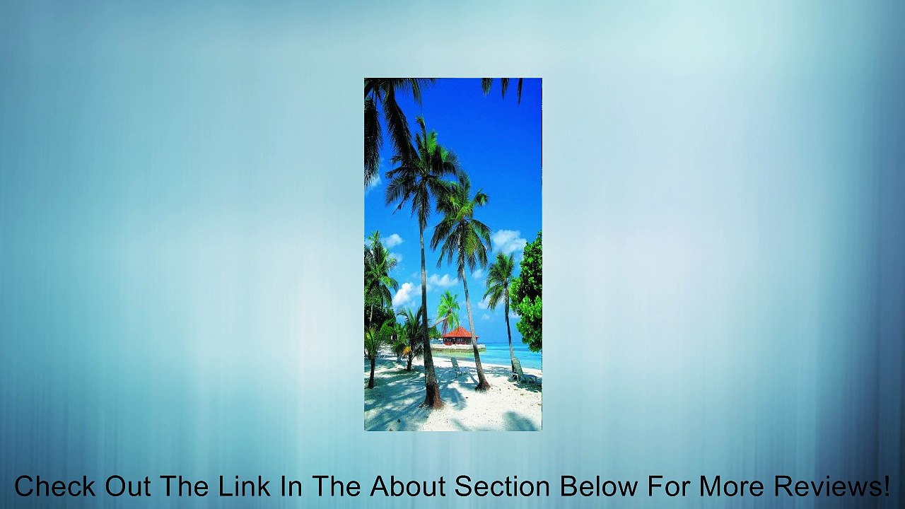 Paradise, Beach Wrap Set, 2 Decals 24x48" for Cornhole Baggo Bag Toss Boards Review