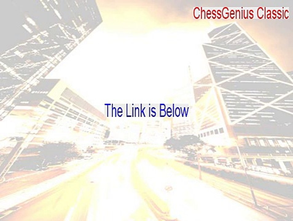 ChessGenius Classic Full Download (Download Now)