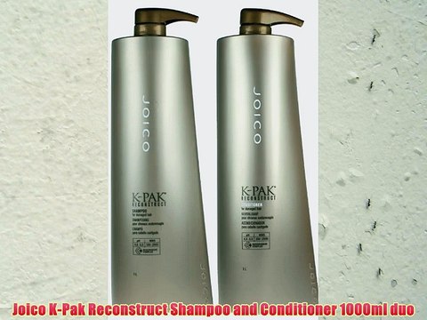Joico K-Pak Reconstruct Shampoo and Conditioner 1000ml duo