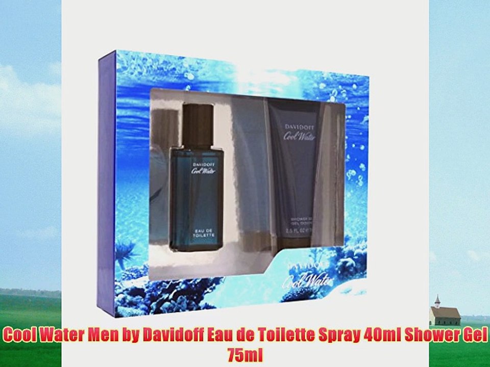 Cool Water Men by Davidoff Eau de Toilette Spray 40ml Shower Gel 75ml