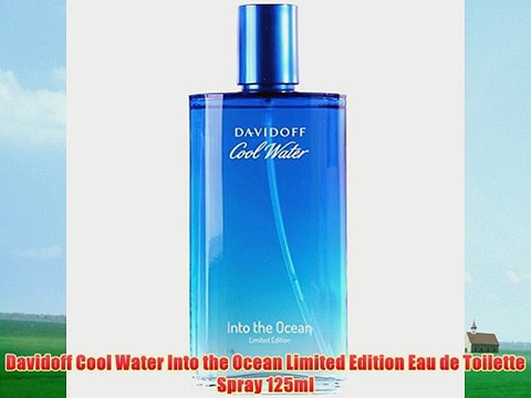 Davidoff Cool Water Into the Ocean Limited Edition Eau de Toilette Spray 125ml
