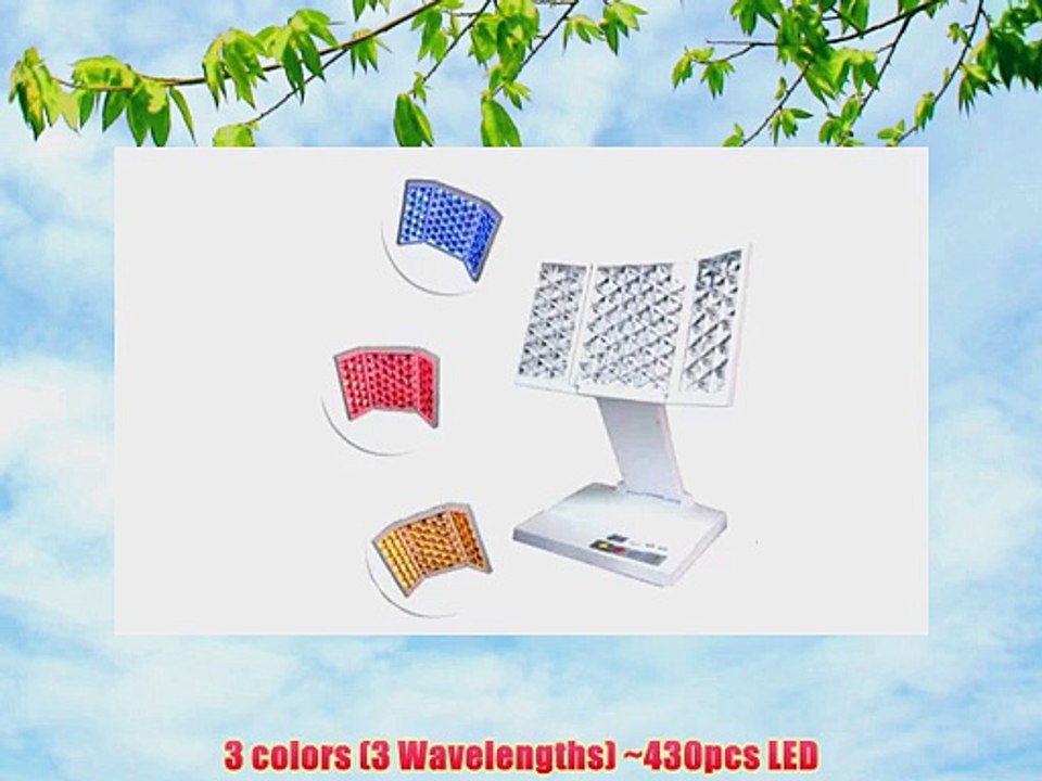 Queenshiny 3 Colors LED Foldable Skin Rejuvenation Therapy Light Machine Device Photon IPL
