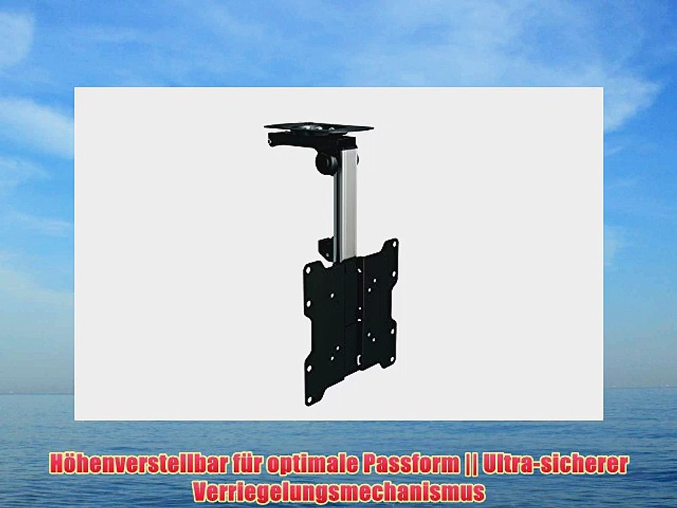 PureMounts PM-Slope-37 - Premium TV Deckenhalterung bis zu 105? neigbar f?r Dachschr?gen H?he