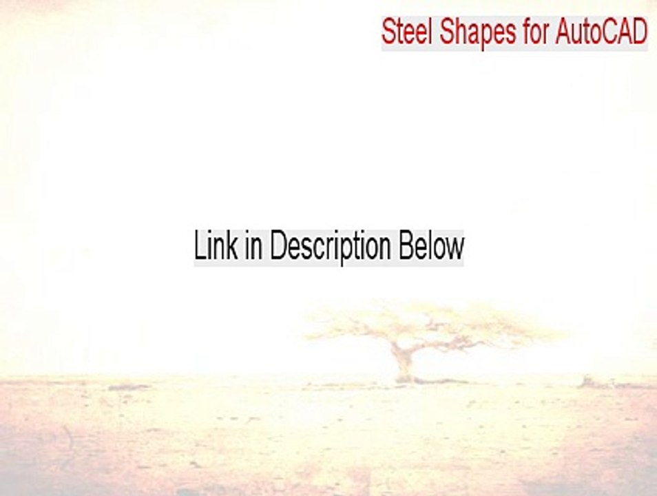 Steel Shapes for AutoCAD Free Download (Download Here)