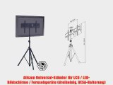 Allcam Universal-St?nder f?r LCD?/?LED-Bildschirme?/?Fernsehger?te (dreibeinig VESA-Halterung)