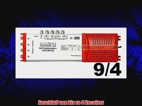 Multischalter 9/4 Bauckhage BMS904NT f?r 4 Teilnehmer