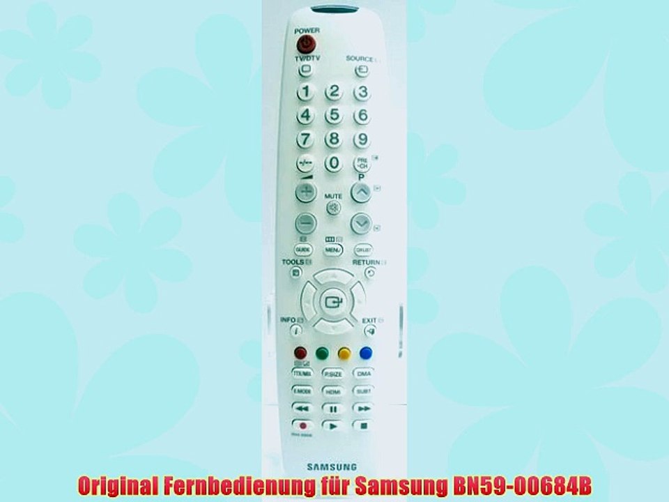 Original Fernbedienung f?r Samsung BN59-00684B