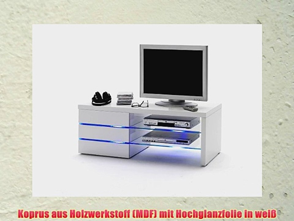 daheim.de TV-Lowboard Buscate wei?