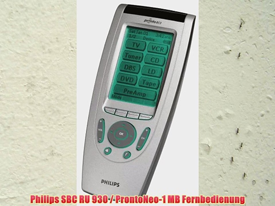 Philips SBC RU 930 / ProntoNeo-1 MB Fernbedienung