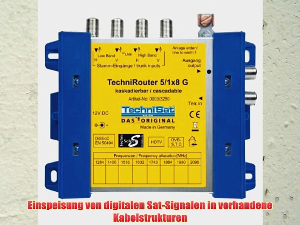 TechniSat 0000/3290 Techni Satellite Router 5/1x8 G