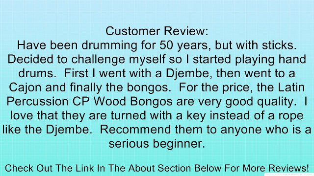 CP221DW Dark Wood Bongos Review