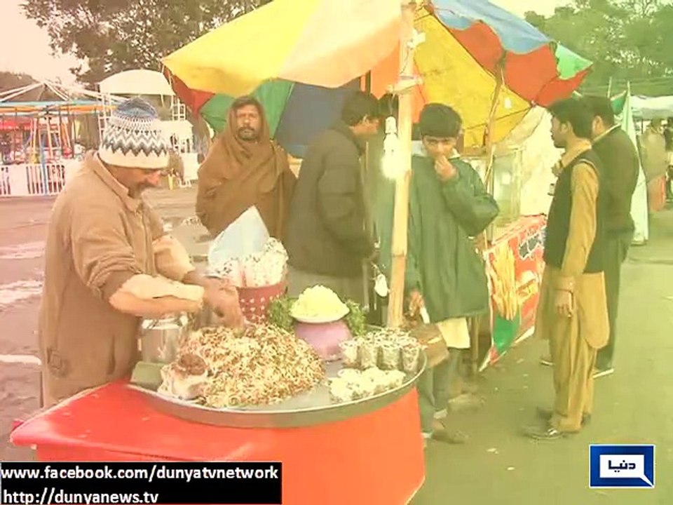 Dunya news-  Lahore: Police officials remain engage in entertainment during spring festival celebrations