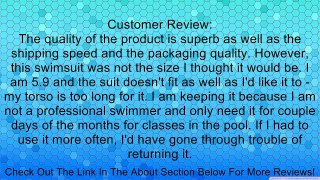 Aqua Sphere Women's Destiny Swimwear, Nero, 36B Review