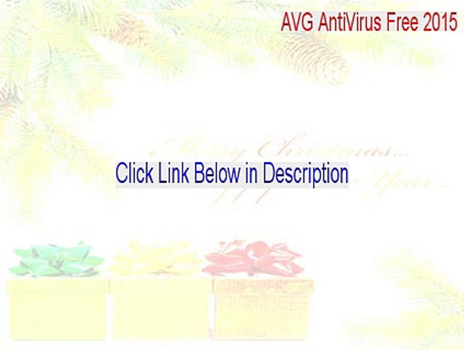 AVG AntiVirus Free 2015 Serial - Instant Download (2015)