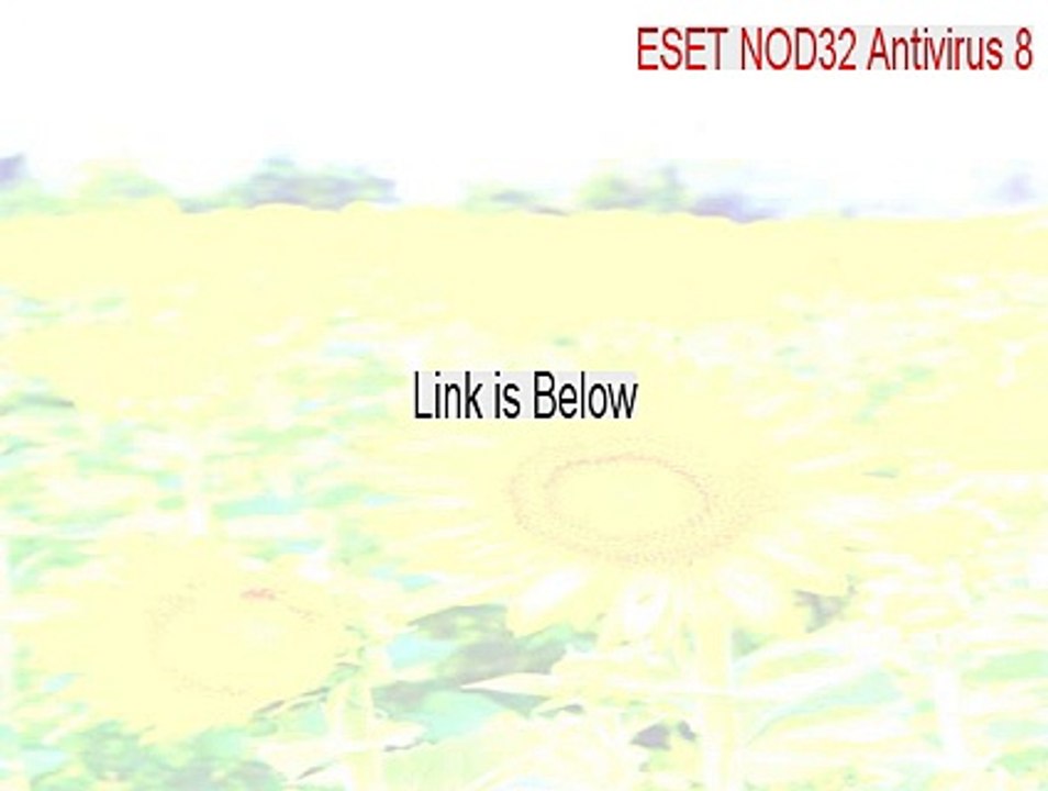ESET NOD32 Antivirus 8 (64-bit) Download Free (Download Now 2015)
