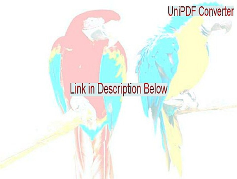UniPDF Converter Download Free (Instant Download 2015)