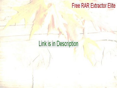 Free RAR Extractor Elite Cracked (Download Now 2015)