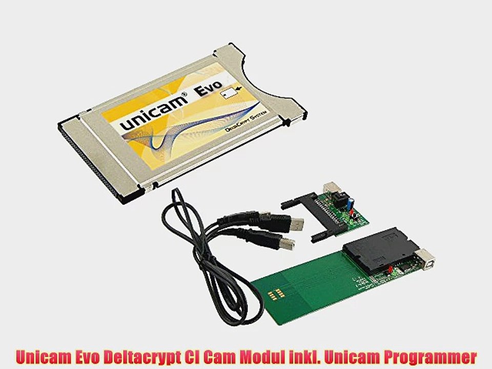 Unicam Evo Deltacrypt CI Cam Modul inkl. Unicam Programmer