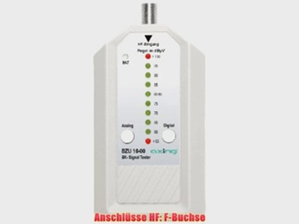 Axing BZU 10-00 BK-Signaltester analog/digital