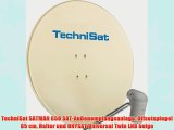 TechniSat SATMAN 650 SAT-Au?enempfangsanlage: Offsetspiegel 65 cm Halter und UNYSAT Universal