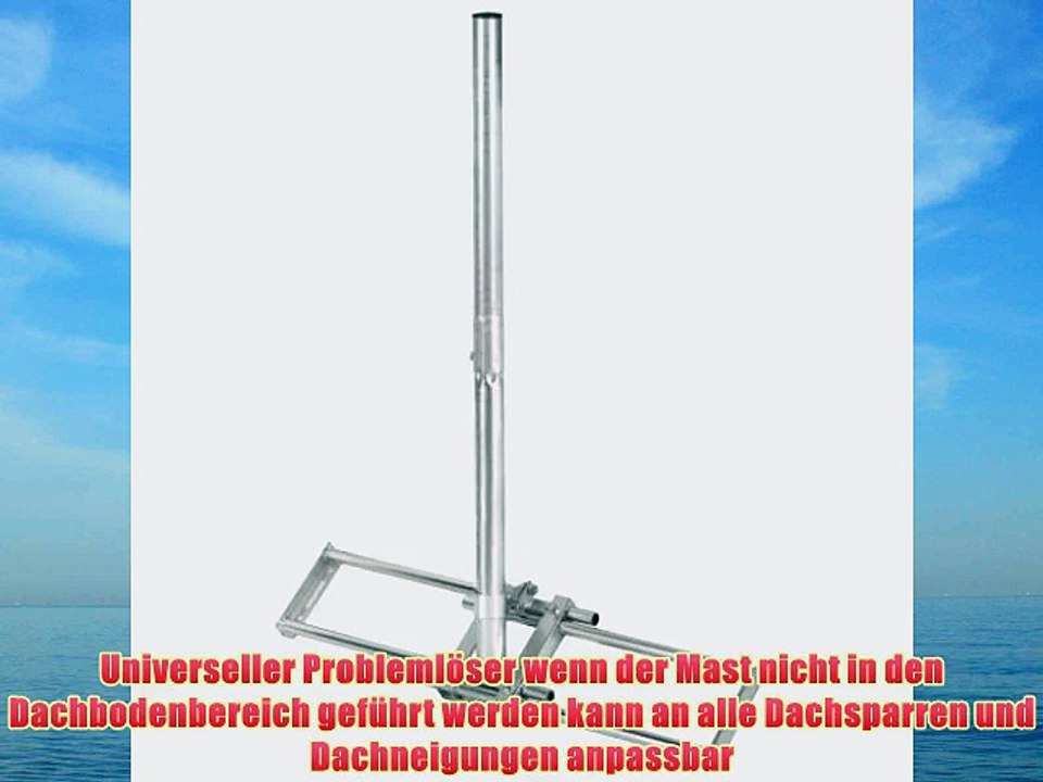 Hama Universal-Dachsparrenmasthalter f?r SAT-Anlagen feuerverzinkt