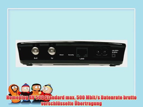 Axing EOC 1-00 Etherner over Coax Starter-Set (500Mbps 2-er St?ck)