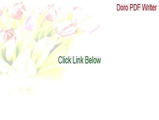 Doro PDF Writer Serial [Download Here 2015]