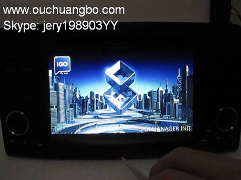 DVD GPS Navigation Indash Radio Mercedes Benz ML350 Main menu