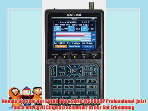 Satfinder Satlink Froggit WS-6908P Professional mit Tragetasche / Satelliten-Messger?t / LNB