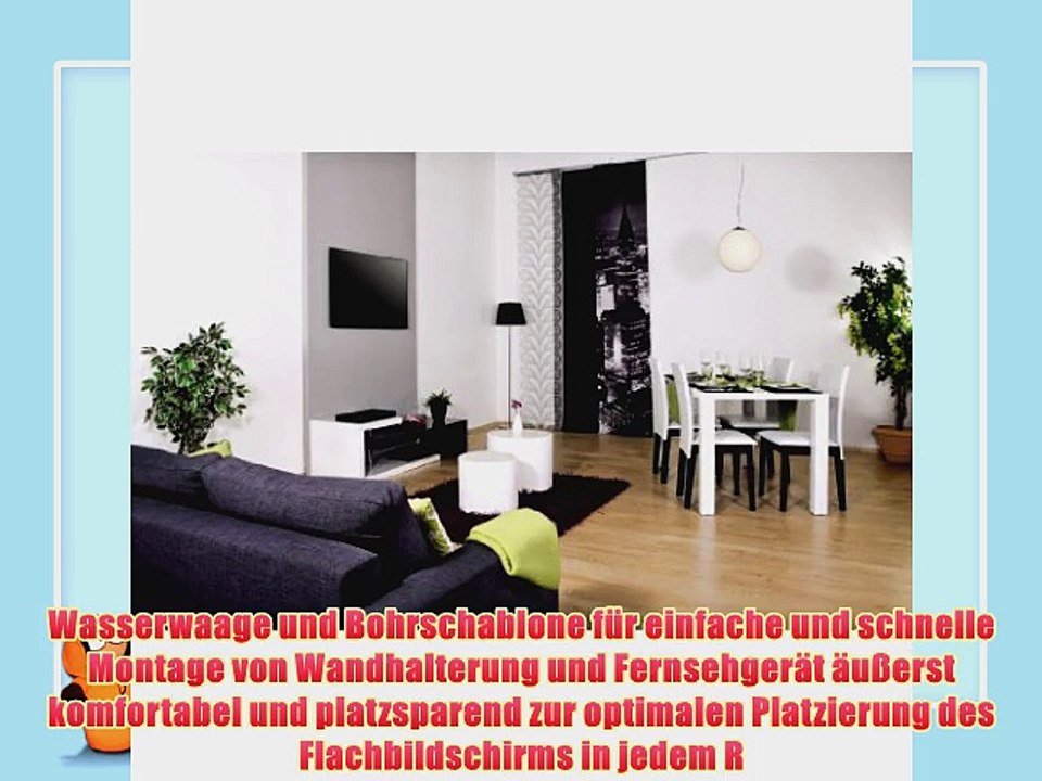 Hama 108756 TV Wandhalterung Fullmotion Ultraslim XL 58-127cm (23 - 50 Zoll) VESA 400x400 max.