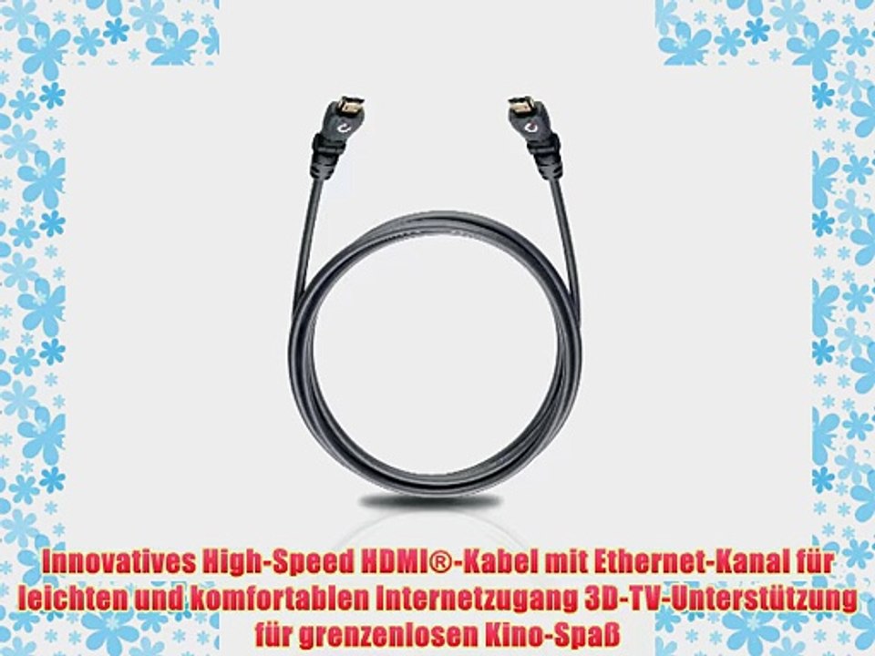 Oehlbach Flex Magic 320  High-Speed-HDMI?-Kabel mit Ethernet  anthrazit  3.20 m